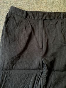 Black Wide-Leg Trousers