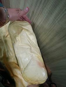 Coach Yellow Patent Leather Hobo Bag