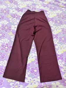 Burgundy formal pant