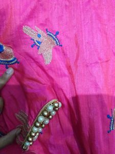 Pink Embroidered Blouse