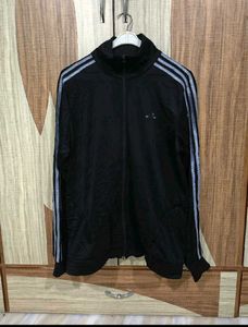 Adidas Black Track Jacket | Size L ( can 100 off )