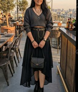 Flowy Georgette Skirt