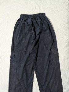 Dark Wash Cargo Pants