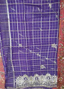 Golden Jari Kota Doria Saree