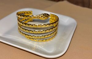 Gold Snake Hand Cuff