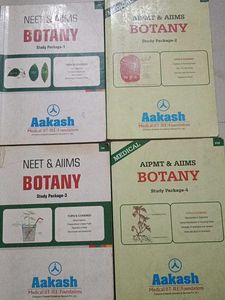 Aakash Botany Study Packages (NEET/AIIMS)