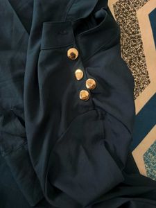 Tokyo Talkies plain oversized shirt cum top