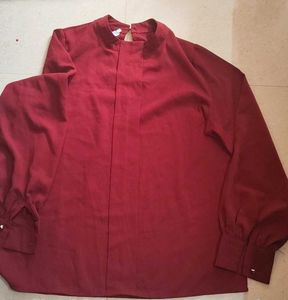 Elegant Maroon Blouse