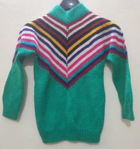 Cozy Chevron Knit Sweater for Kids
