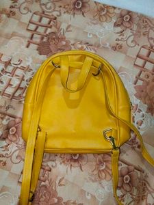 Yellow Backpack by ASTIR COLLEEN