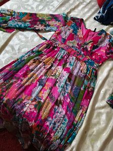 Vibrant Floral Maxi Dress