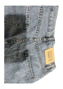 Light Wash Distressed Wide Leg Jeans