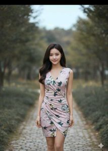 Floral Wrap Dress with Ruching