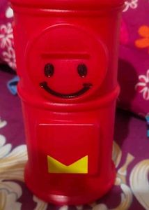 Post Box Piggy Bank for Kids -  Red