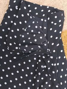 Polka Dot Wide Leg Pants