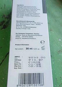 niacinamide 5% minimalist face serum