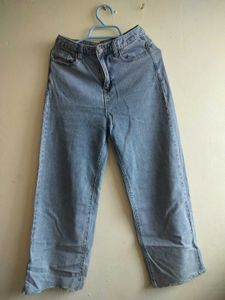 Light Wash Wide Leg Jeans