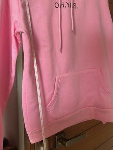 Pink 'OH YES' Hoodie - Size M