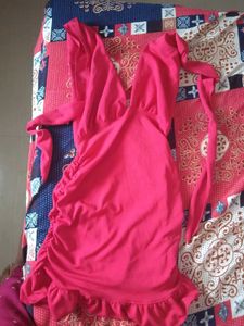 Red Halter Bodycon Mini Dress valentine's specials