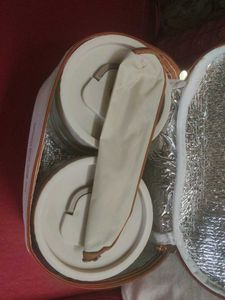 Bento lunch box with 4 big containers brand new