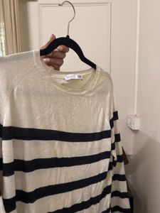 Zara Striped Long Sleeve Top