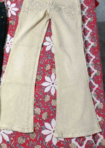 Embellished Flare Jeans