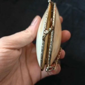 Rare Mother of pearl shell coin purse