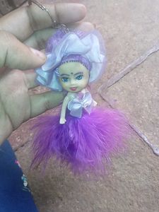 Purple Doll Keychain