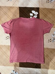 Vintage Washed Pink T-Shirt For Men 🌴