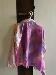 Tie-Dye Button-Up Shirt