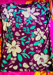 Women's creamy Soft Material 2 Tshirt Combo