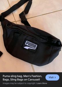 Puma Black Sling Bag