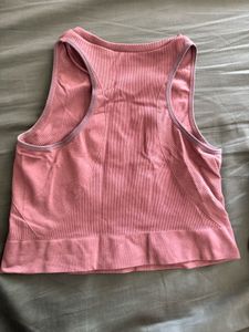 H&amp;M Ribbed Cropped Tank Top