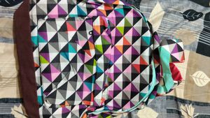 Colorful Geometric Backpack