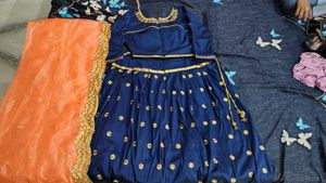 Stylish Navy Blue lehenga choli