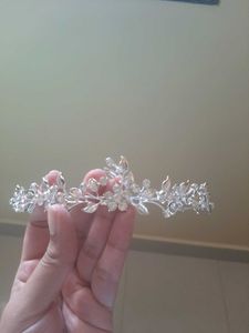 Elegant Silver Bridal Tiara
