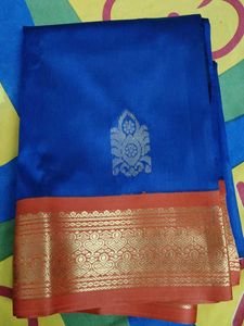Royal Blue Dress Material South Indian Style