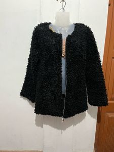 Black Fuzzy Jacket