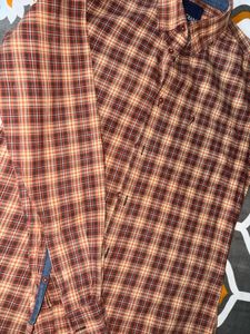 Indian Terrain Men's Plaid Long Sleeve Shirt