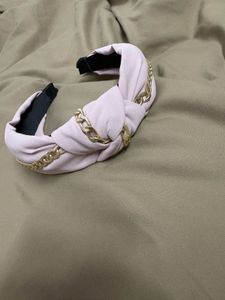 Stylish Chain Detail Knotted Headband