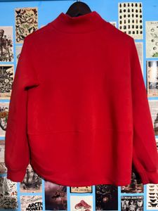 Red "Bitch Planet" Mock Neck Sweatshirt