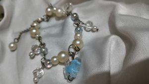 Charming Pearl &amp; Butterfly Charm Bracelet