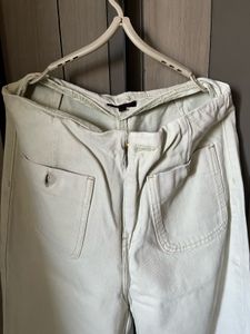 Light Green Wide-Leg Pants
