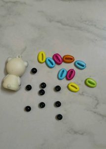 Cute Panda Charm &amp; Beads Crafting Lot