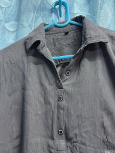 grey shirt style tunic