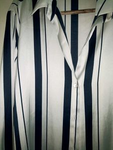 Stylish Striped Button-Up Shirt