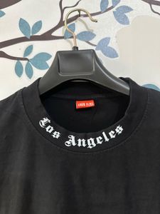 Oversized Black Los Angeles Graphic T-Shirt