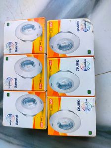 New Wipro 2w Led Red Color Ceiling Spot Light 6pc