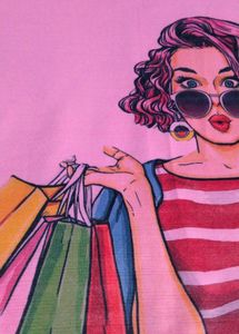 Cute Pink Graphic T-Shirt