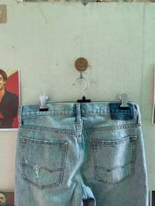 American Eagle Light Wash Distressed Jeans